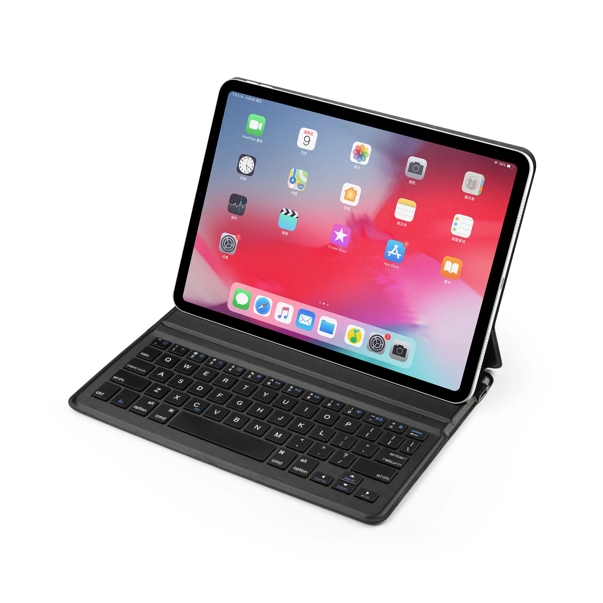 

New Style iPad Pro11 Tablet PC Bluetooth Keyboard Leather Sheath Wireless Bluetooth Keyboard Protective Case Factory Direct Sell