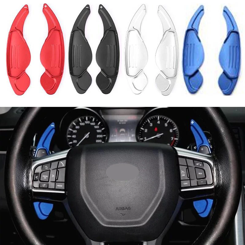 1 paar Aluminium Legierung Auto In Getriebe Paddle Shift Fit fur Land Range Rover Evoque Entdeckung Sport/Jaguar XF XE Styling | Автомобили