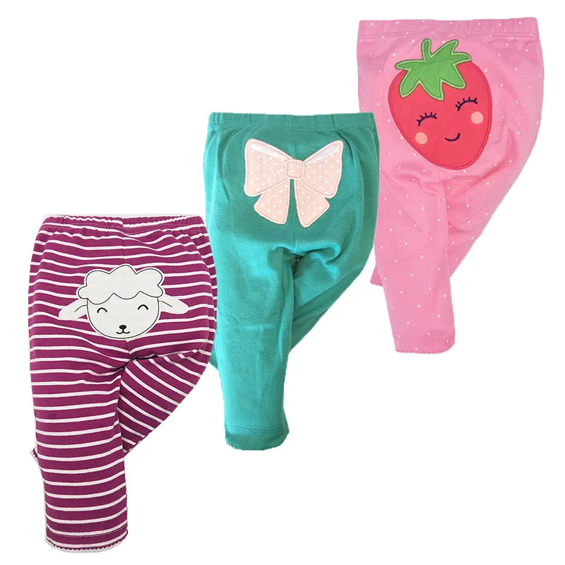 3 шт./лот, унисекс, Хлопковые Штаны для малышей на весну и осень, штаны для маленьких девочек и мальчиков с героями мультфильмов, штаны для новорожденных, Bebe PP, Одежда для новорожденных - Color: Style 9
