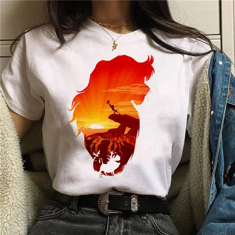 Женская футболка Harajuku Ullzang Moda o rei leau Hakuna Matata Femme Homme с покемонами футболки для