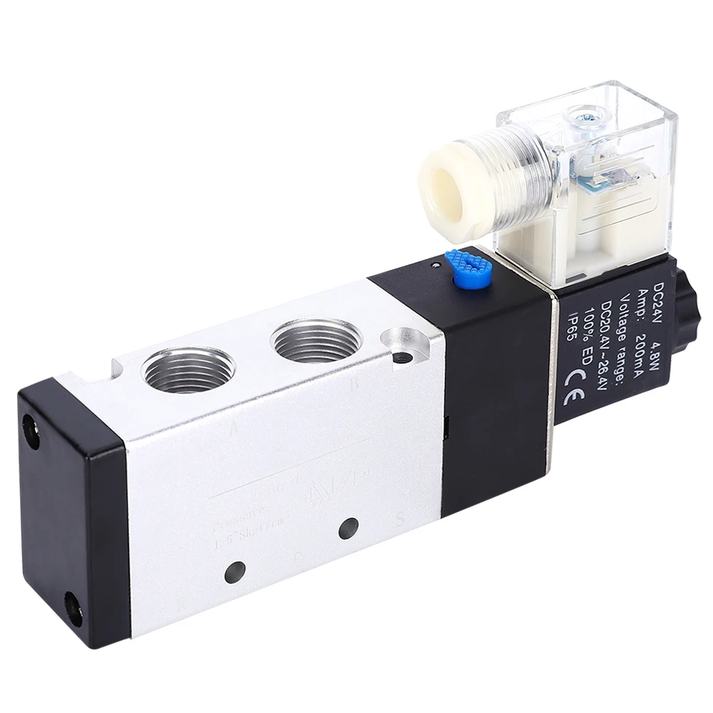 4V310-10 Outlet-Type 2-Position 5-Way Electromagnetic Valve Industrial Accessory for AirTAC(DC24V) Solenoid | Обустройство дома