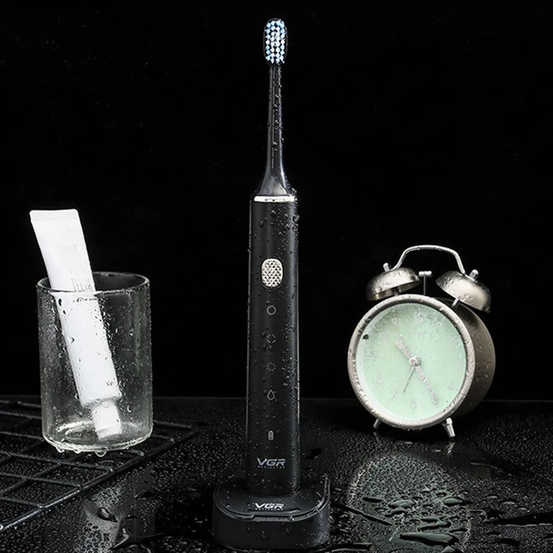 VGR V-809 Sonic Electric Toothbrush USB Charging Smart Timing Toothbrush Waterproof Massage Whitening Into Toothbrush People VGR V-809 Sonic Electric Toothbrush USB Charging Smart Timing Toothbrush Waterproof Massage Whitening Into Toothbrush People