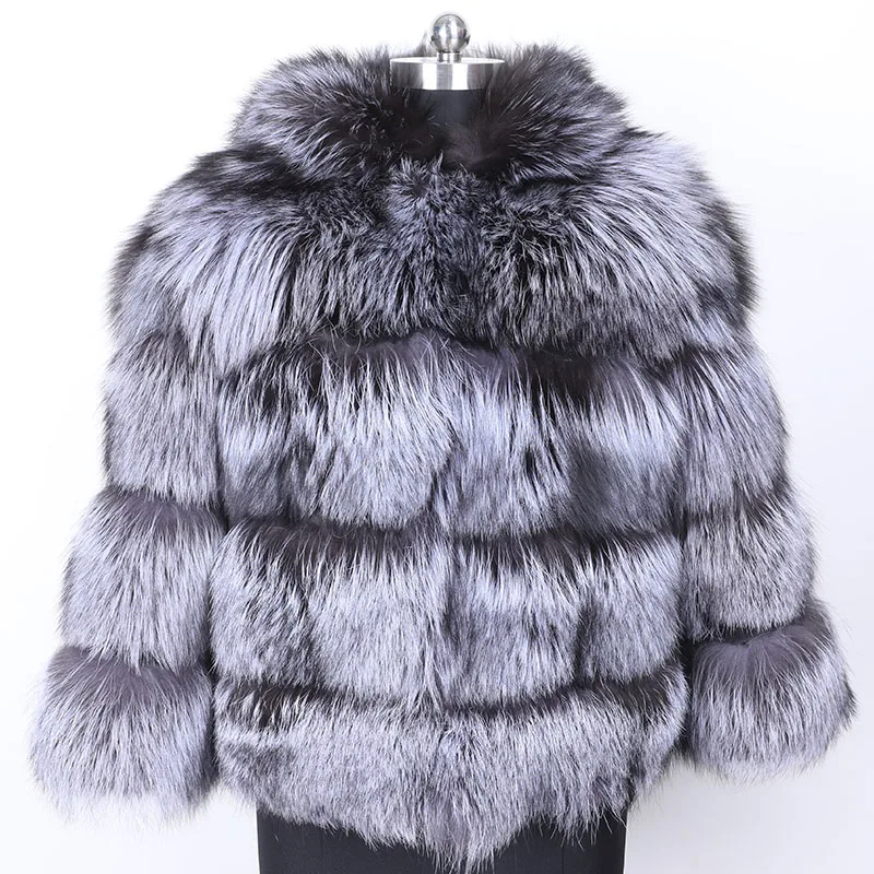 Maomaokong/зимняя куртка из натурального меха; кожаная теплая Модная Меховая куртка с плюшевой подкладкой