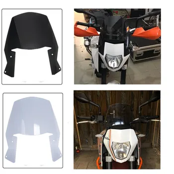 

Motorcycle Windscreen Windshield Deflector Protector for KTM Duke 690 R 2012 2013 2014 2015 2016 2017 2018 Smoke Black Windproof