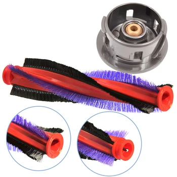 

Main Roller Brush For Dyson V6 Animal Fluffy SV03 SV07 Cordless Roller Brush + End Cap Cover Vacuum Cleaner Accessories Parts