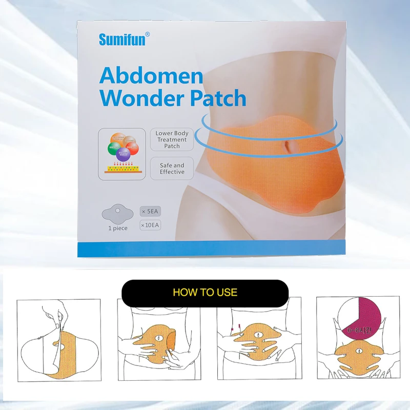 20 Pcs/Box Slimming Patch New Wonder Belly Abdomen Weight Loss Fat burning Slim Patch 100 Natural Ingredients JMN013