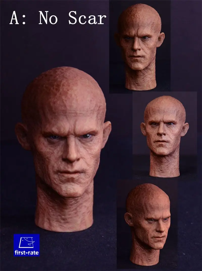 

Scale 1/6 Firate-rate 1/6 Deadpool Ryan Reynolds Burnt Head Bald Head Sculpture For Collection