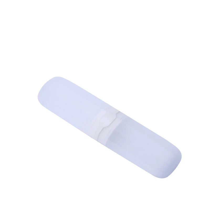 1 шт. портативная зубная щетка для путешествий держатель для зубной пасты коробка для хранения Чехол-карандаш практичный контейнер органайзер для зубной щетки Инструменты для ванной комнаты - Цвет: Transparent white