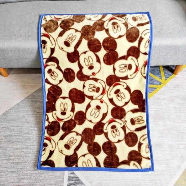 Дисней мультфильм синий Минни Микки Маус Дети подарок на день рождения мягкие фланелевые одеяло пеленать ребенка обертывание 70x100 см на кроватку - Цвет: Mickey 8