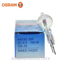OSRAM 64292 XIR 22.8V150W галогенная лампа Osram 64292 22,8 v 150w G6.35 NAED 54322 MAQUE хирургическая бестеневая лампа