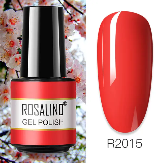 ROSALIND Primer Top Base Coat 7ML Gel Nail Polish For Manicure Long Lasting Nail Art Salon Gel Varnish UV LED Color Gel Polish RAR2015