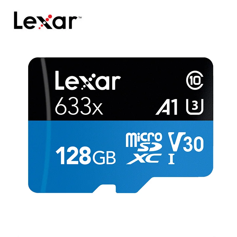 Lexar 633X карта памяти 16 Гб мини карта 32 ГБ micro sd карта класс 10 64 Гб 128 г cartao de memoria 256 г TF флэш-карта для 4K HD видео - Емкость: 128GB