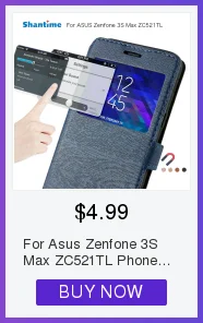 Для Asus Zenfone 3S Max ZC521TL чехол для телефона для Asus Zenfone 4 Max ZC520KL Чехол-книжка с окошком для просмотра Мягкий ТПУ силиконовый чехол-накладка