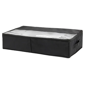 

Folding Washable Oxford Shoes Storage Box with Zipper Pvc Cover Organizer Boxes for Boots Underwear Socks
