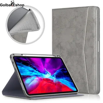 

Tablet Case for iPad Air 4 10.9 Case 2020 with Pencil Holder Soft TPU Back Stand Cover for iPad Air4 10.9 Inch Cover Funda