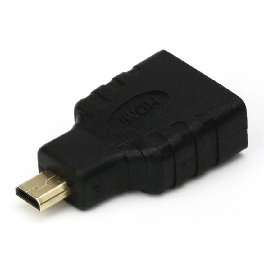 Micro HDMI Мужской к HDMI Женский адаптер позолоченный удлинитель M/F конвертер Соединительный кабель для HD ТВ камеры 500 шт./лот