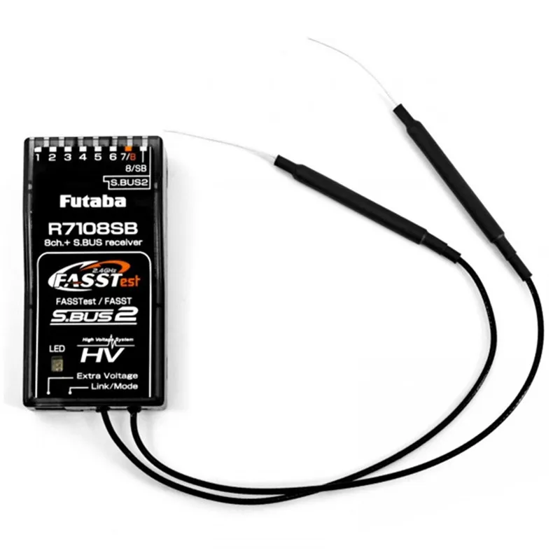 Антенный приемник Futaba R7108SB HV 2 4 ГГц FASSTest S.Bus2 с высоким коэффициентом усиления для