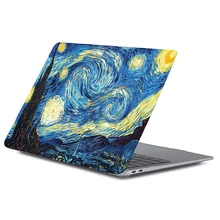 Чехол для ноутбука с изображением Ван Гога, масляной живописи, звездная ночь, для Apple MacBook Pro retina Air 12 13,3, сенсорная панель, 15,4 дюймов, новинка, чехол для Pro