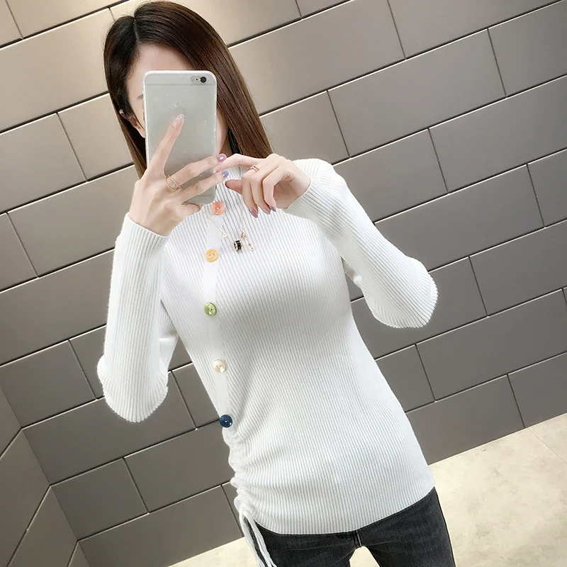 1073134 [2 / F 5 small room No.4 Middle ] photo shoot autumn and winter new type of underpainting sweater2019ttl | Женская одежда