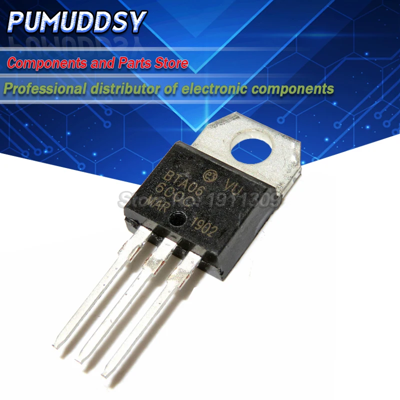 10 шт BTA06-600C TO-220 BTA06-600 TO220 двунаправленный триодный Тиристор IC | Электронные