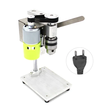 

High Precision Mini Drill Press for Bench Drilling Machine Miniature Small Bench Drill DIY Pure Aluminum Small Bench Drill
