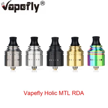 

Vapefly Holic MTL RDA E Cigarette Single Coil 22.2mm RDA with Side Airflow Adjustable & Top Fill Vape atomizer vs drop rda