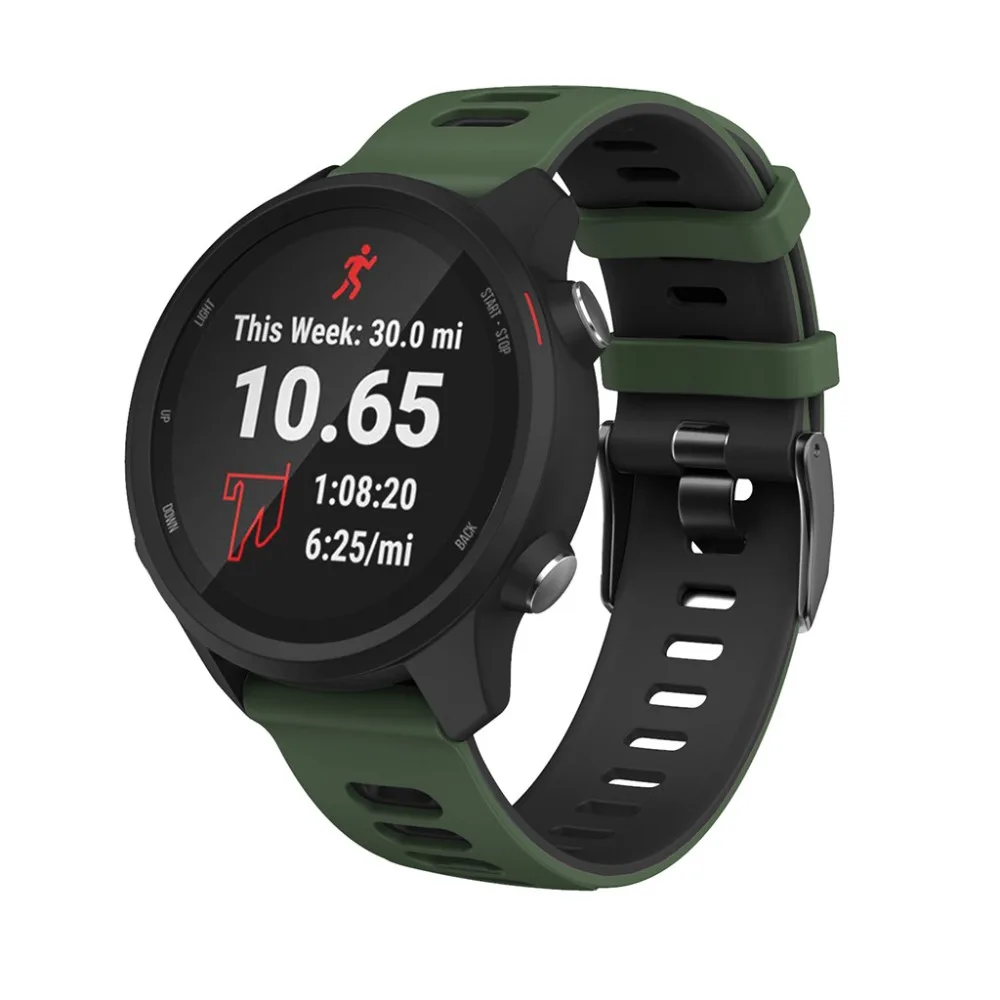 Спортивный Браслет для Garmin Forerunner 245/245M силиконовый сменный Браслет Удобная повязка 40SEP18