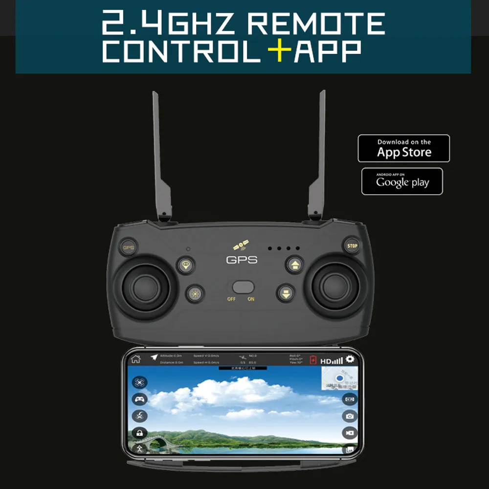 YH-19G RC Дрон GPS WiFi FPV 1080P широкоугольный Квадрокоптер с камерой Летающий Дрон Квадрокоптер детские игрушки Новинка# G20