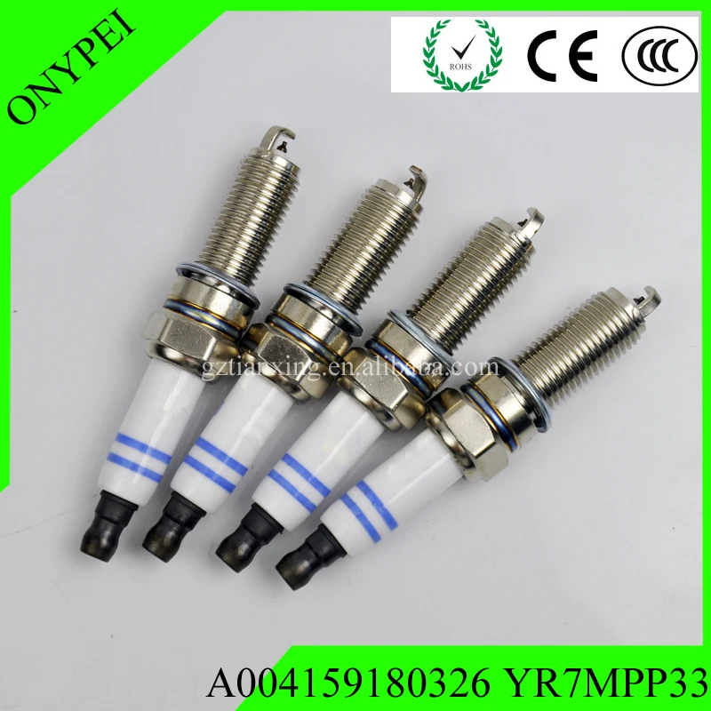 4 шт. A004159180326 YR7MPP33 иридиевая Свеча зажигания для Mercedes Benz W203 R171 W164 CL203 A00415 9180326|plug|plug