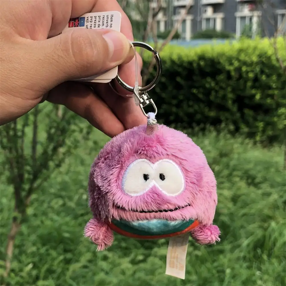 10cm Raccoon, koala, elephant Wolf Anime Keychain Car Key Keychains Key Pendant for Bag Gifts for Women Kids Girls Keychain - Цвет: Светло-желтый