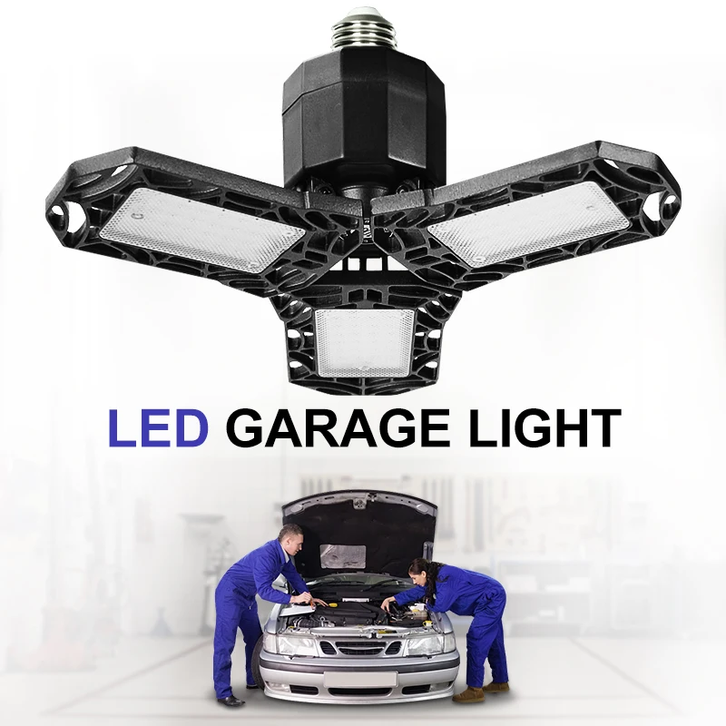 

Work LED Garage Light AC85-265V E27 40W Deformation 360 Degrees Industrial Ceiling Lamp Lighting For Warehouse Workshop Garage