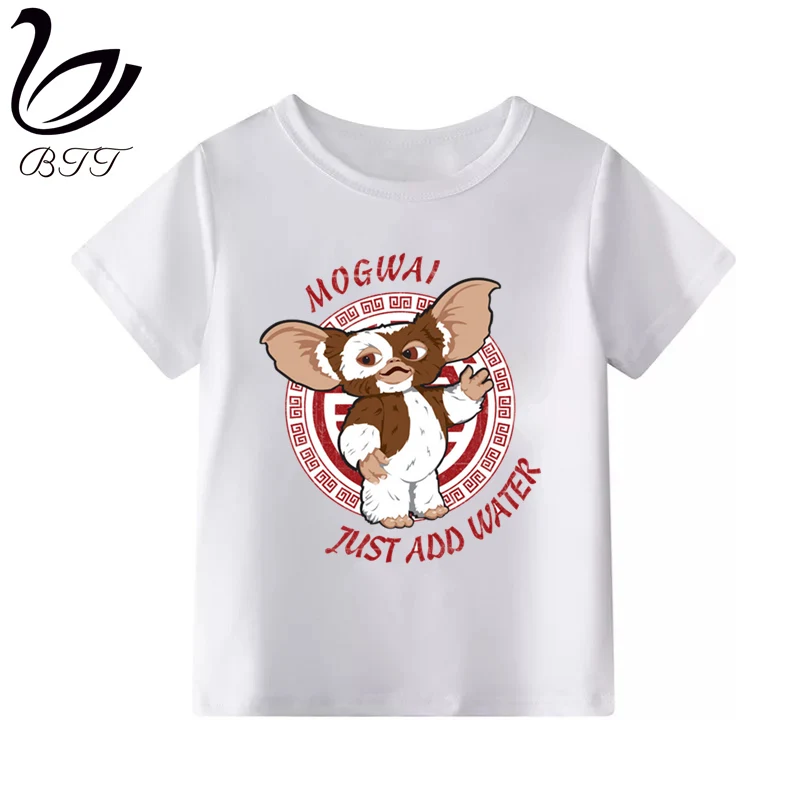 A Gremlins Милая футболка для детей детская одежда с короткими рукавами вечерние футболки с забавными рисунками для мальчиков и девочек - Цвет: A