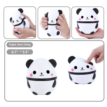 

Jumbo Cute Panda Slow Rising Kids Toys Doll Stress Relief Toy Kid Toy Funny toy LS 1205