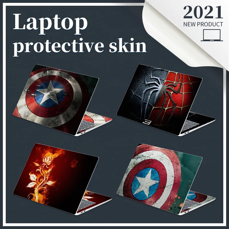 Capa Faça Você Mesmo Computador Portátil Skins Adesivos Notebook Pvc Skin13.3 14 15.6 17.3 Vinil Legal Adesivos Decorar Decalque para Macbook Lenovo Asus hp