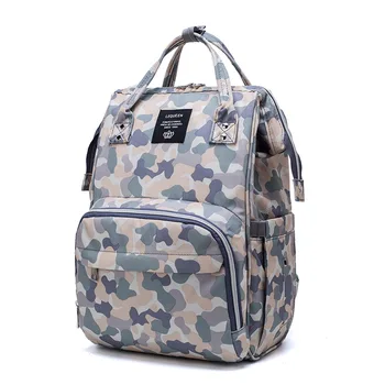 

Lequeen New Style Diaper Bag Large Capacity Multi-functional Waterproof Mom Shoulder Backpack Diaper Bag