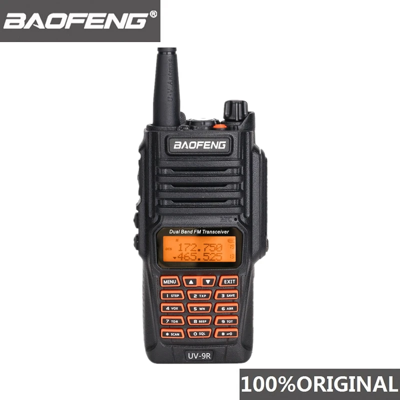 Baofeng UV-9R IP67 8 Вт Long Range Walkie Talkie 10 км любительского радио Dual Band UV9R Портативный CB коммуникатор радио Водонепроницаемая рация