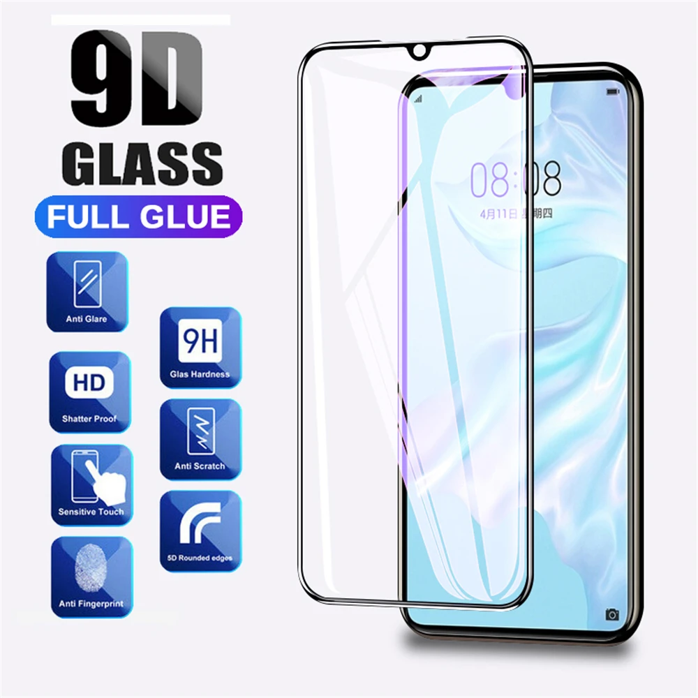 Защитное стекло закаленное 9D для Huawei Mate 30 20 20X P40 P30 P20 Pro Lite Honor V30 20i 10 9|Бамперы| |