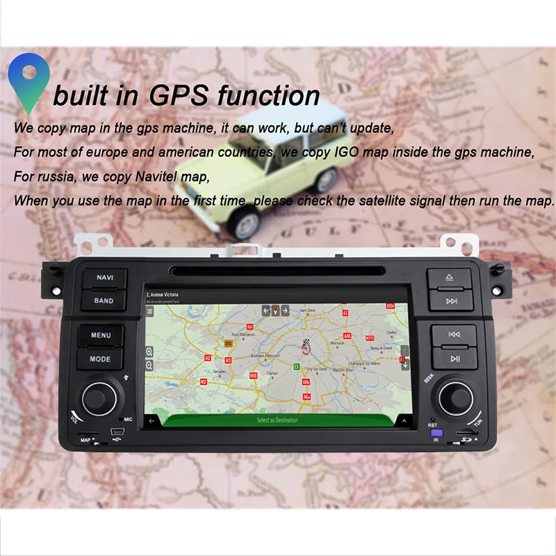 7 &quotAndroid 10 для BMW E46 M3 Автомобильный gps навигатор px5 Wifi 3g ОЗУ 4 Гб ПЗУ 64 ГБ