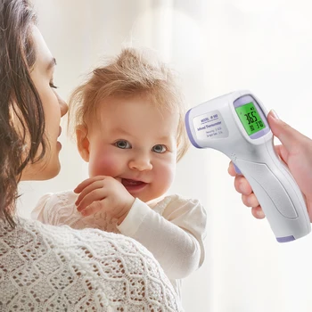 

Non-contact Temperature Digital IR Infrared Thermometer Body Fever Instrument Hand-held Baby Adult Temperature