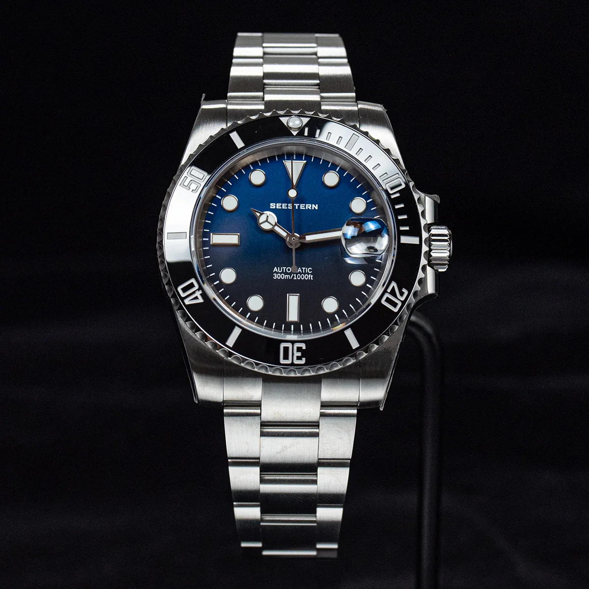 Seestern Deep Dive Watch Men Nh35 Automatic High Ceramic Ring Luminours Wristwatch 200M Waterproof Ghost Luxury Sapphire Glass | Наручные