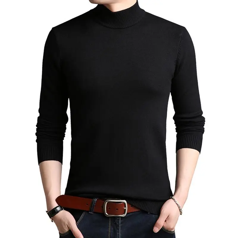 MEN Solid Sweater Autumn Spring Pullovers best quality Nice Plus size 4XL Men Turtleneck Sweaters Coat Cotton Pullover MEN Solid Sweater Autumn Spring Pullovers best quality Nice Plus size 4XL Men Turtleneck Sweaters Coat Cotton Pullover