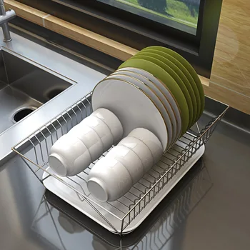 

Kitchen Organizer Tools dish rack organizer Kitchen Shelf Stainless Steel DIY Kitchen Shelf Dish Pot Cover Cover Storage