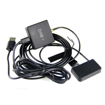 

DAB Adapter Player Portable Amplified Audio Car Use Mini DVD External Digital Radio Durable USB Multifunction Receiver Box