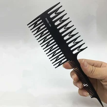 Profissional pente de cabelo tingimento destaque escova de cabelo peixe osso rato cauda pente barbeiro cabeleireiro salão de beleza ferramenta de estilo de cabelo