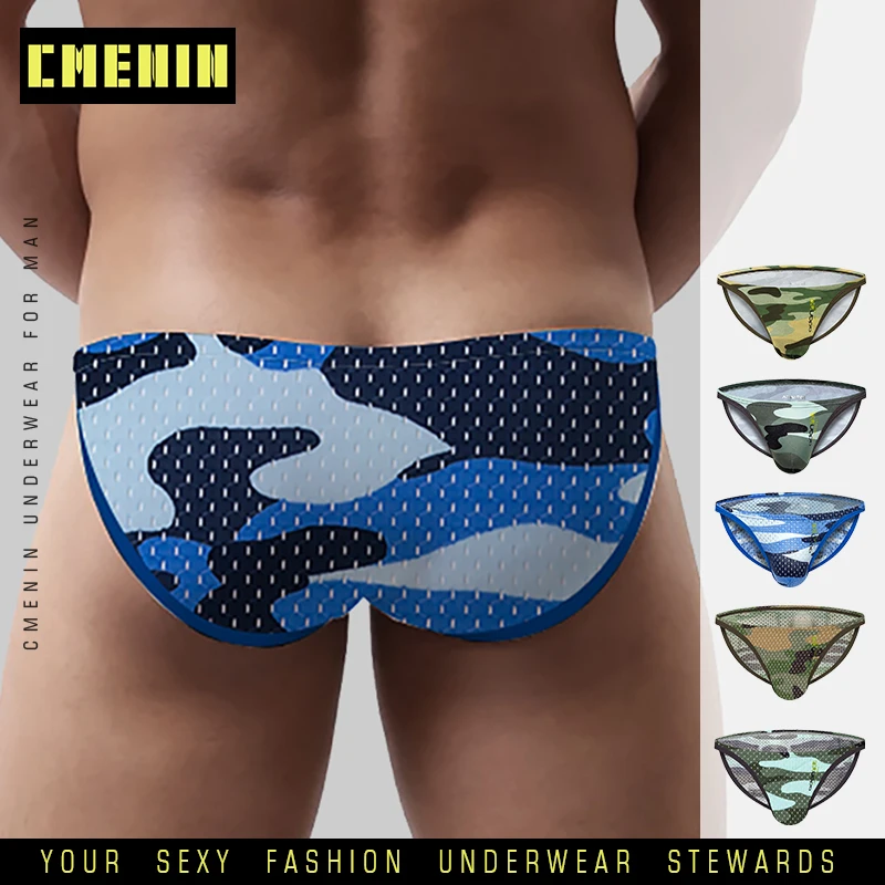 Сексуальное мужское нижнее белье мужские трусы из хлопка Трусы слип Cueca гей шорты