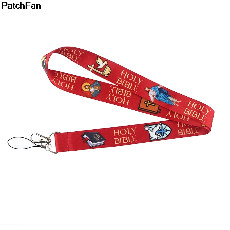A2430 Patchfan новейшие библейские узоры для ключей, телефонов, USB флеш-накопители, брелки для ключей, идентификационные ярлыки, держатели бейджей, лямки