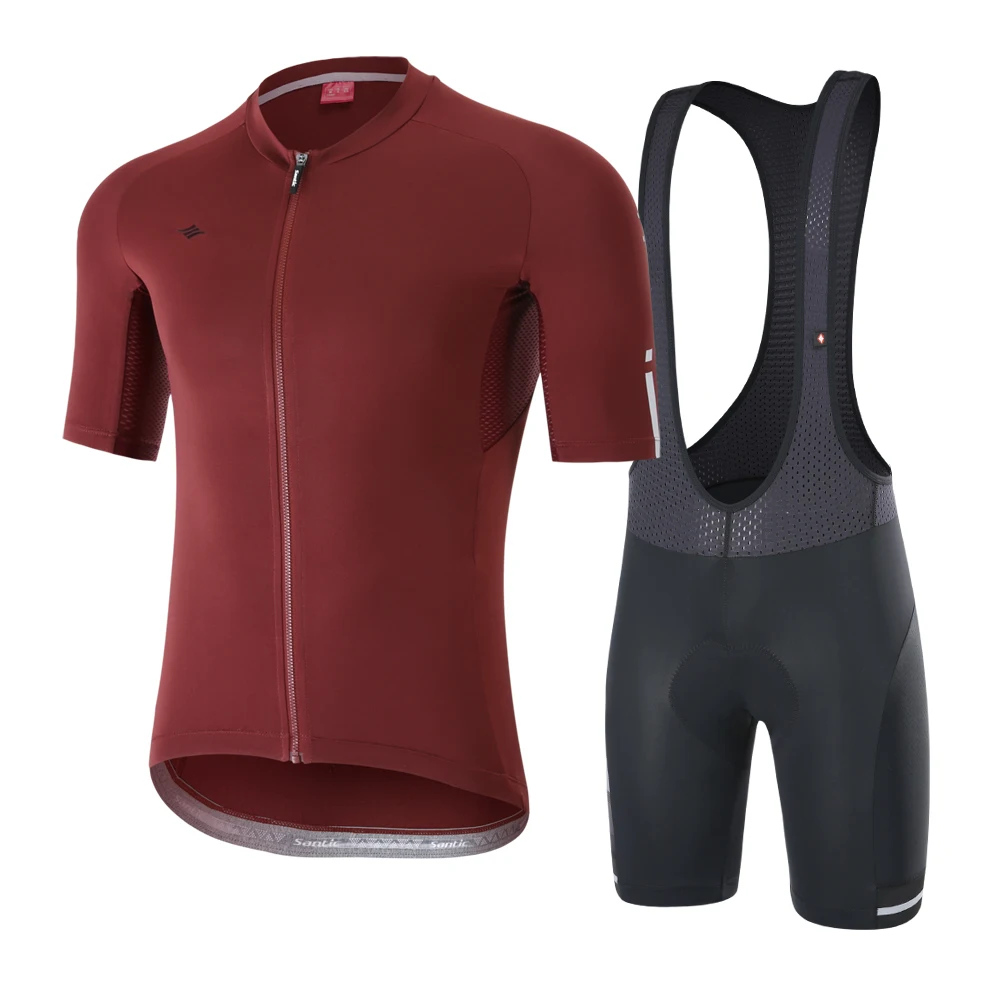 Santic Cycling Suits Cyling Jersey Bib Shorts MTB Sets Bicycle Clothes Riding Summer Bike Clothing Set Multiple Colors s-4XL