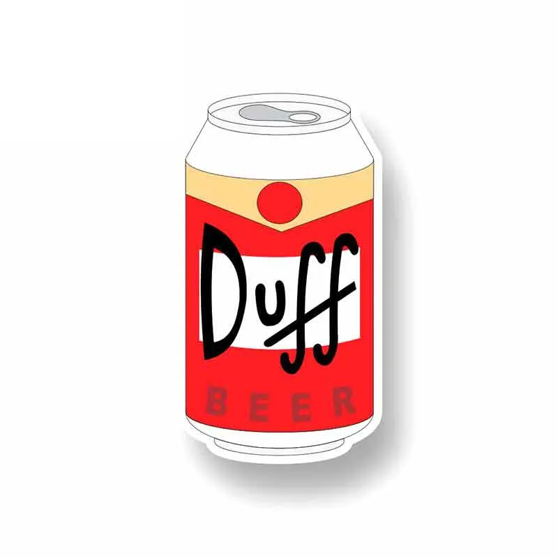 

Creative Cartoon Duff Beer Car Sticker Windshield Bumper Motorcycle Decal High Quality KK Vinyl Cover Scratches Waterproof PVC