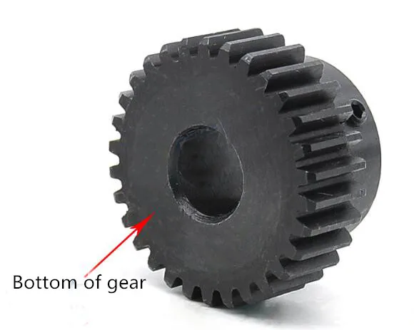45# Steel Spur Pinion Gear 1.5Mod 20T Outer Dia 33mm Bore 6/6.35/8/10/12/15mm 