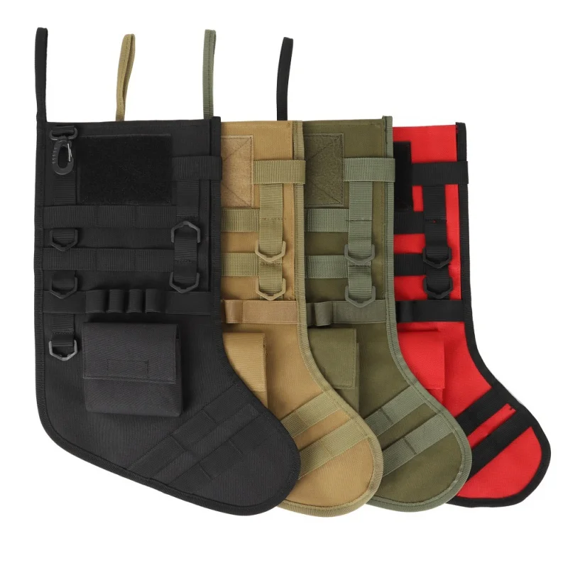 

Handing MOLLE Christmas Stocking Bag Tactical Dump Drop Sack Utility Storage Bag EDC Organizer Pack Hunting Magazine Pouches